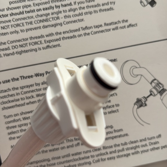 3-Way Pet Shower Sprayer Rinse Ace - Picture 4 of 12